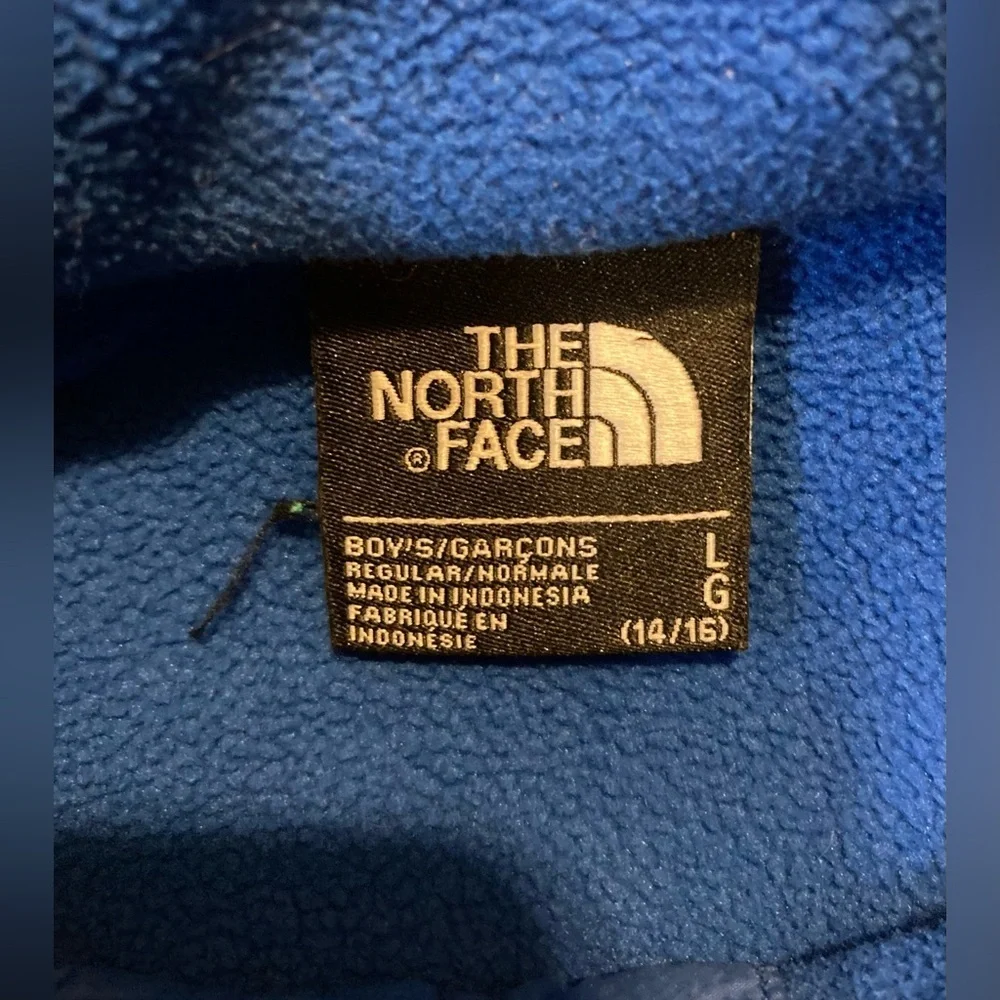 The North Face‎ Boy’s Size Large (14-16) Snorkel Blue Thermoball Hybrid Jacket